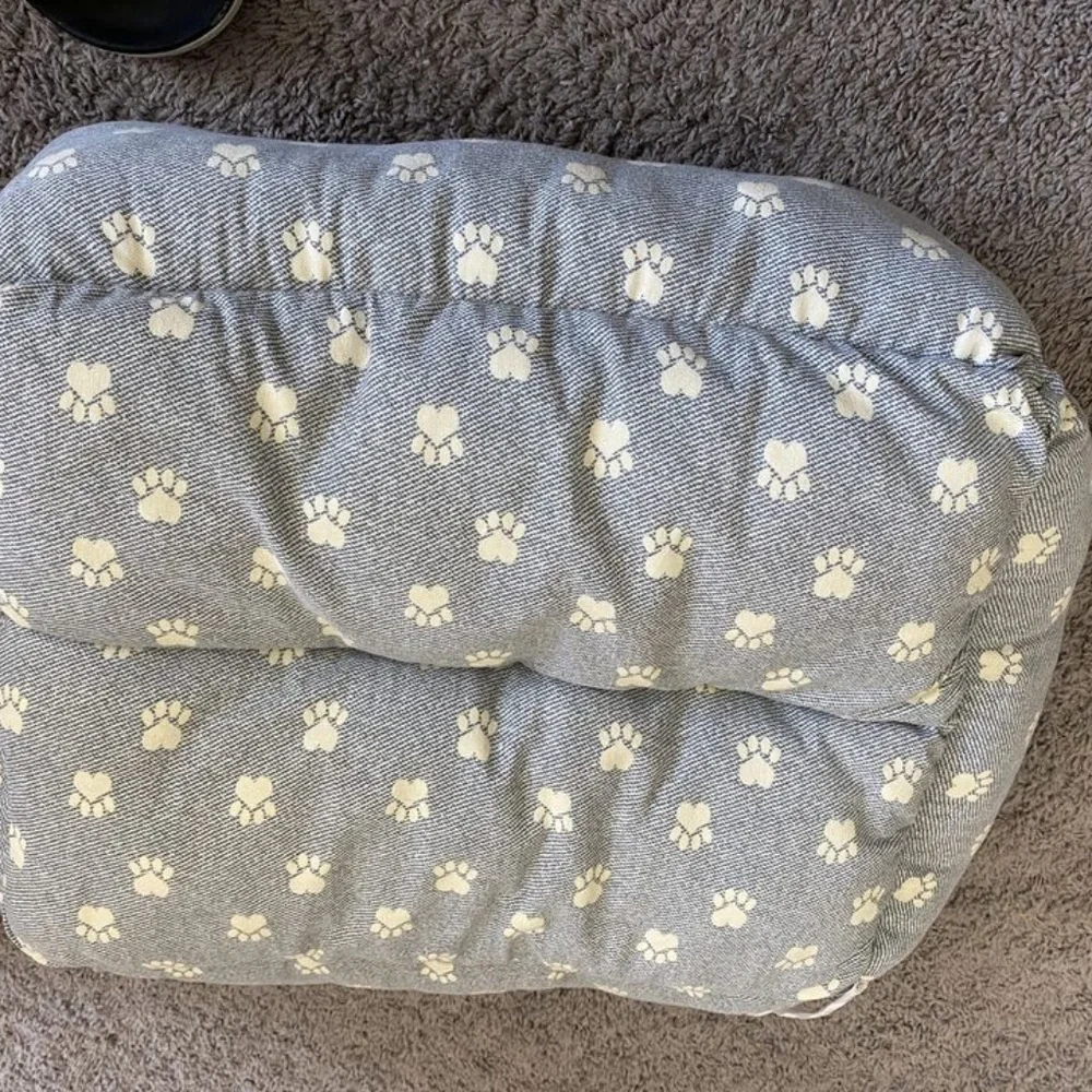 Small Gray Dog Bed